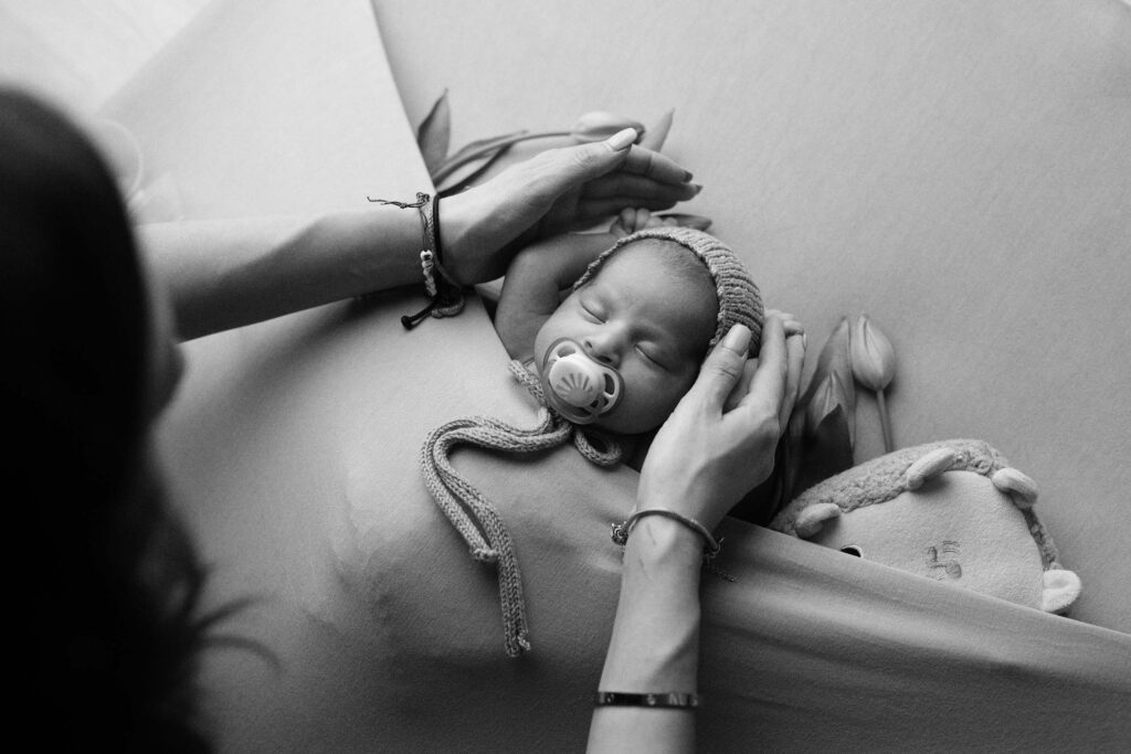 Técnicas de envueltos para sesión fotografía recién nacidos