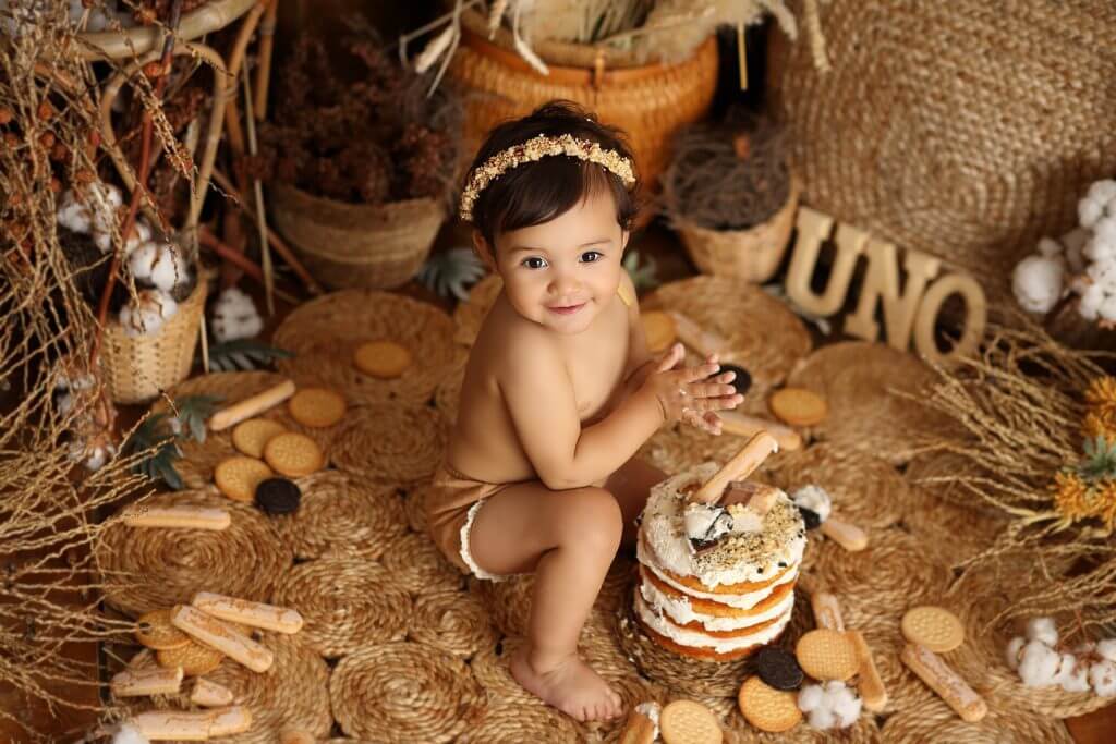 mejores fotos para bebés smash cake