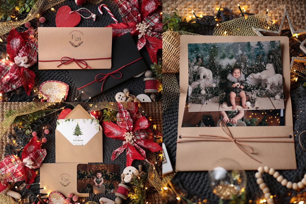 Sesión de fotos de Navidad para niños